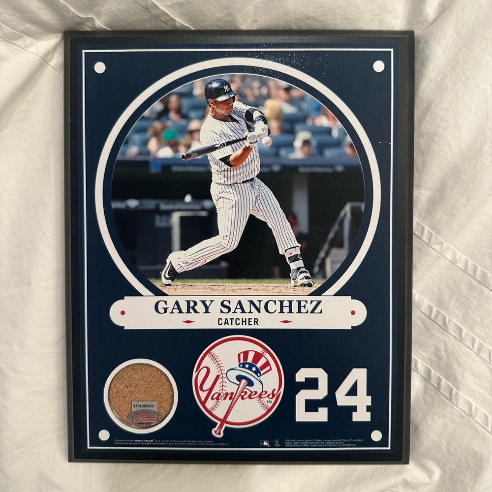 Gary Sanchez Plaque